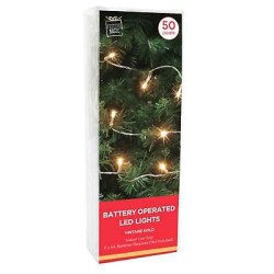 FM 50 LED String Lights V/Gold