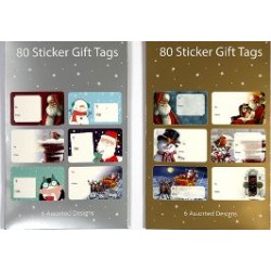 FM Foil Gift Tags S/Adhesive