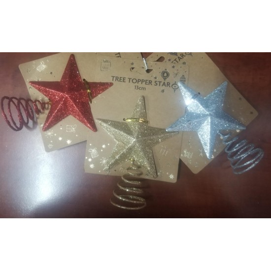 FM Glitter Star Tree Topper