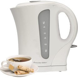 Proctor Silex Electric Kettle 1.7L White-15410372