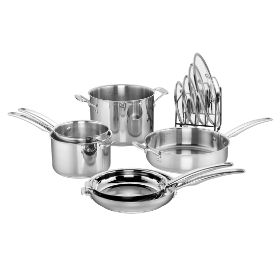 Cuisinart Nesting Set 11pc Stainless Steel Cookware -N91-11