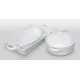 GIBSON GRACIOUS DINING 4PC BAKEWARE SET, WHITE