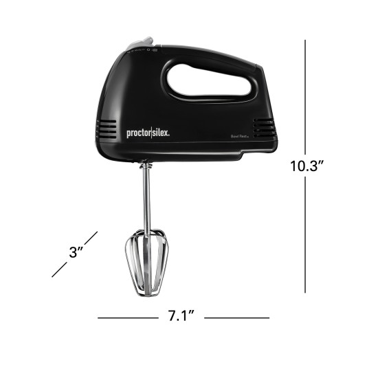 Proctor Silex Hand Mixer Black -15410332