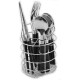 Gibson 16Pcs Flatware  Set Caddy Black