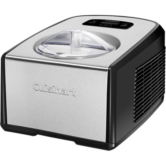 CUISINART COMMERCIAL-QUALITY ICE CREAM AND GELATO MAKER, CHROME