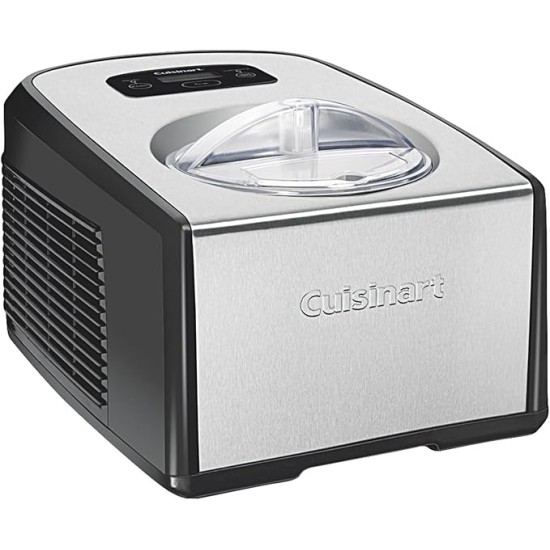 CUISINART COMMERCIAL-QUALITY ICE CREAM AND GELATO MAKER, CHROME