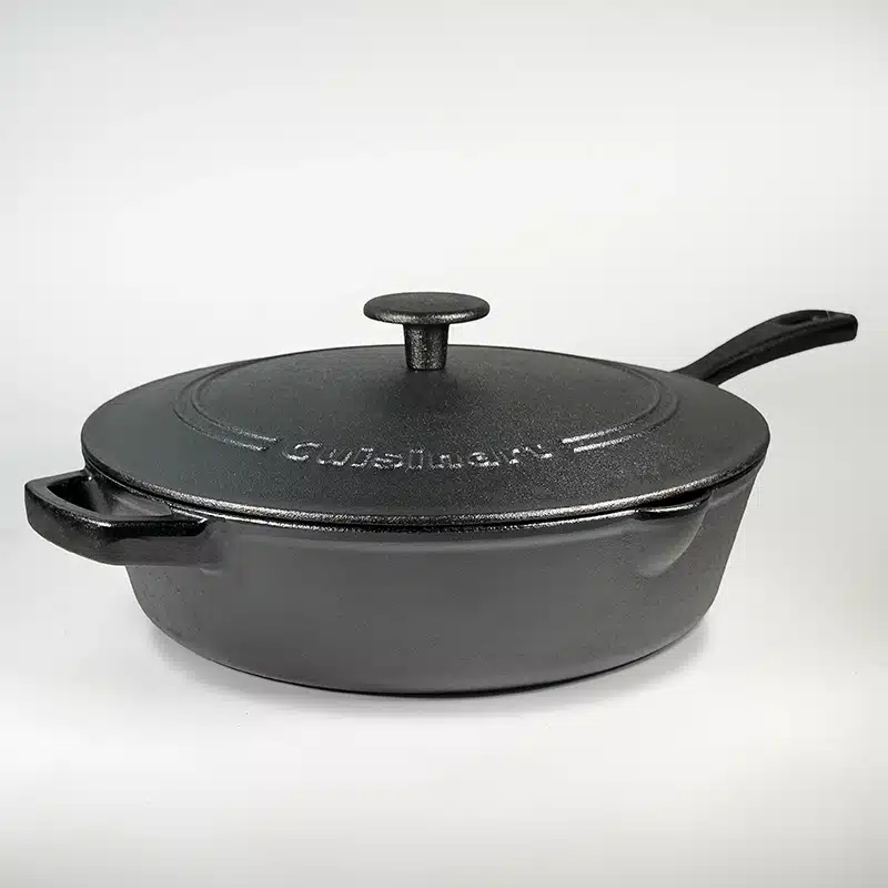 Cuisinart Classic Enameled Cast Iron 12 Chicken Fryer with Cover –  UnitedSlickMart